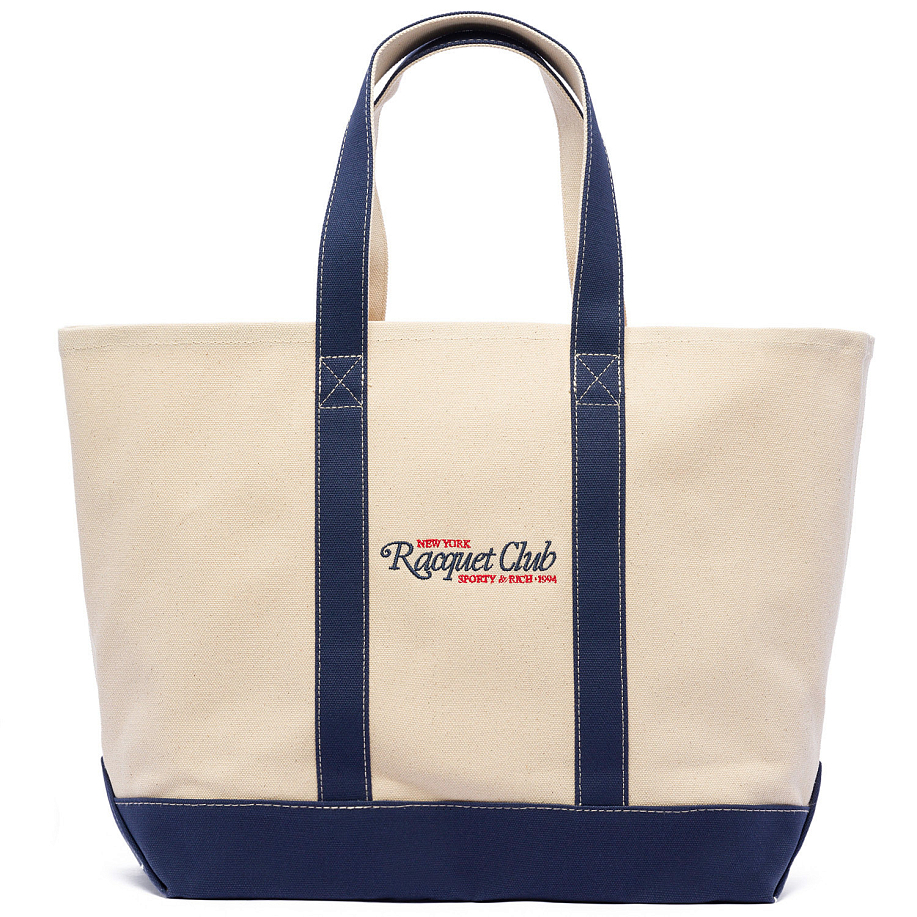 Сумка-тоут SPORTY & RICH 94 RACQUET CLUB TWO TONE TOTE BAG - 1 фото Сумка-тоут SPORTY & RICH 94 RACQUET CLUB TWO TONE TOTE BAG в интернет магазине Peakwww.peakstore.ru - 1 фото