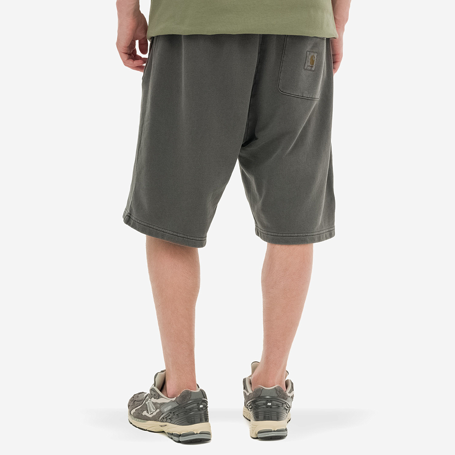 Шорты CARHARTT WIP NELSON SWEAT SHORT стильные в Peak StoreGRAPHITE (GARMENT DYED) - 3 фото Шорты CARHARTT WIP NELSON SWEAT SHORT в интернет магазине Peakwww.peakstore.ru - 3 фото