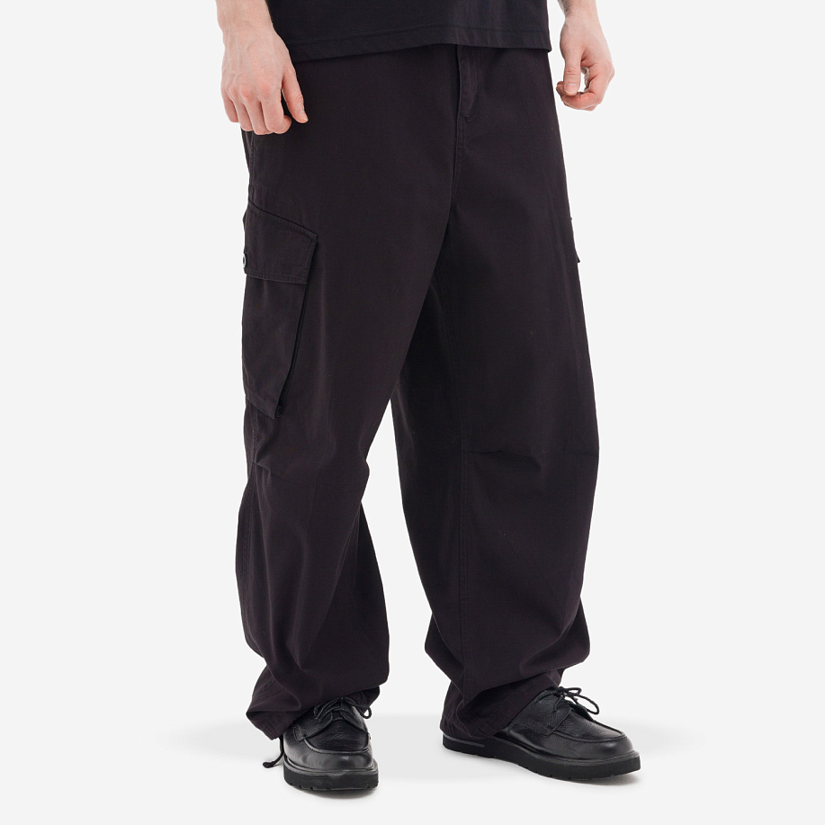 Брюки CARHARTT WIP UNIT PANT BLACK (STONE WASHED) - 2 фото Брюки CARHARTT WIP UNIT PANT в интернет магазине Peakwww.peakstore.ru - 2 фото