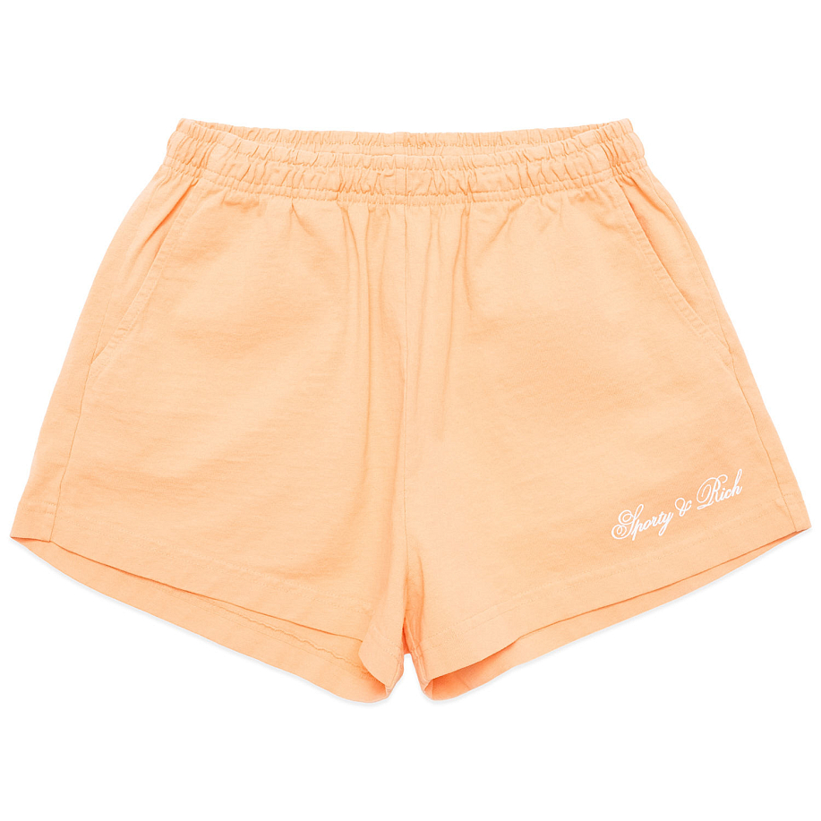 Шорты SPORTY & RICH CURSIVE LOGO DISCO SHORT в интернет магазине Peakwww.peakstore.ru - 1 фото