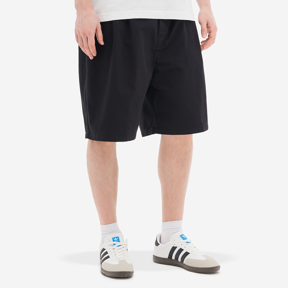Шорты CARHARTT WIP MARV SHORT стильные в Peak StoreBLACK (STONE WASHED) - 2 фото Шорты CARHARTT WIP MARV SHORT в интернет магазине Peakwww.peakstore.ru - 2 фото