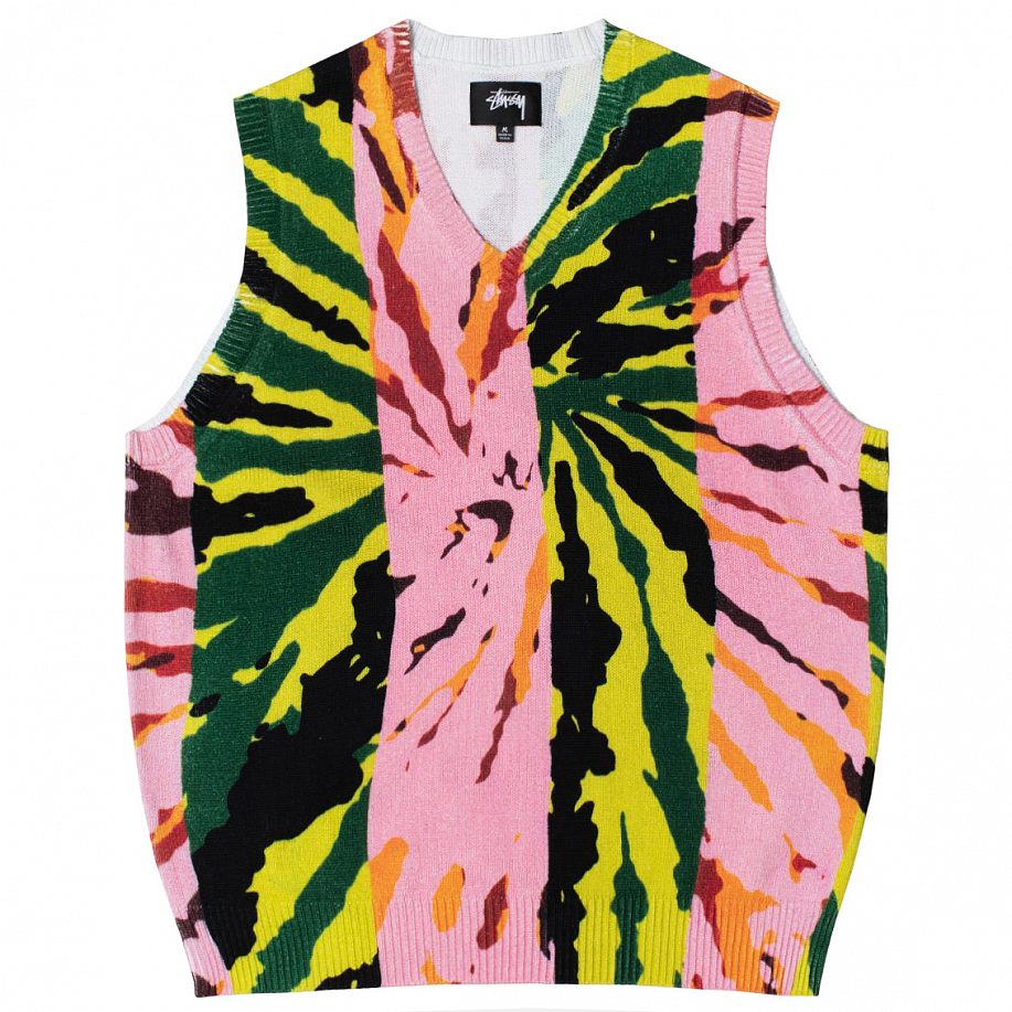 Жилет STUSSY PRINTED SWEATER VEST - 1 фото Жилет STUSSY PRINTED SWEATER VEST в интернет магазине Peakwww.peakstore.ru - 1 фото