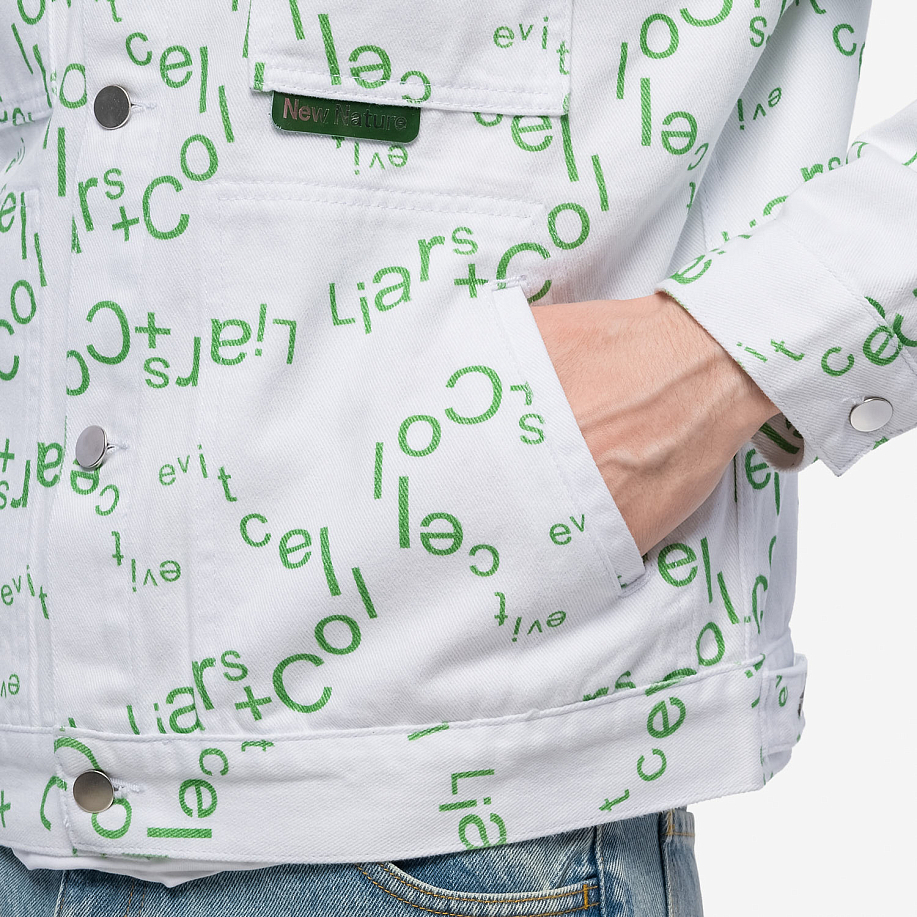Джинсовая куртка LIARS COLLECTIVE DENIM JACKET PATTERN - 7 фото Джинсовая куртка LIARS COLLECTIVE DENIM JACKET PATTERN в интернет магазине Peakwww.peakstore.ru - 7 фото