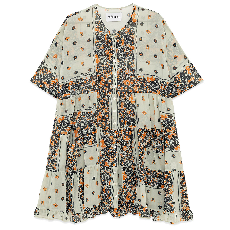 Платье NOMA T.D. CHIFFON RUFFLED DRESS в интернет магазине Peakwww.peakstore.ru - 1 фото