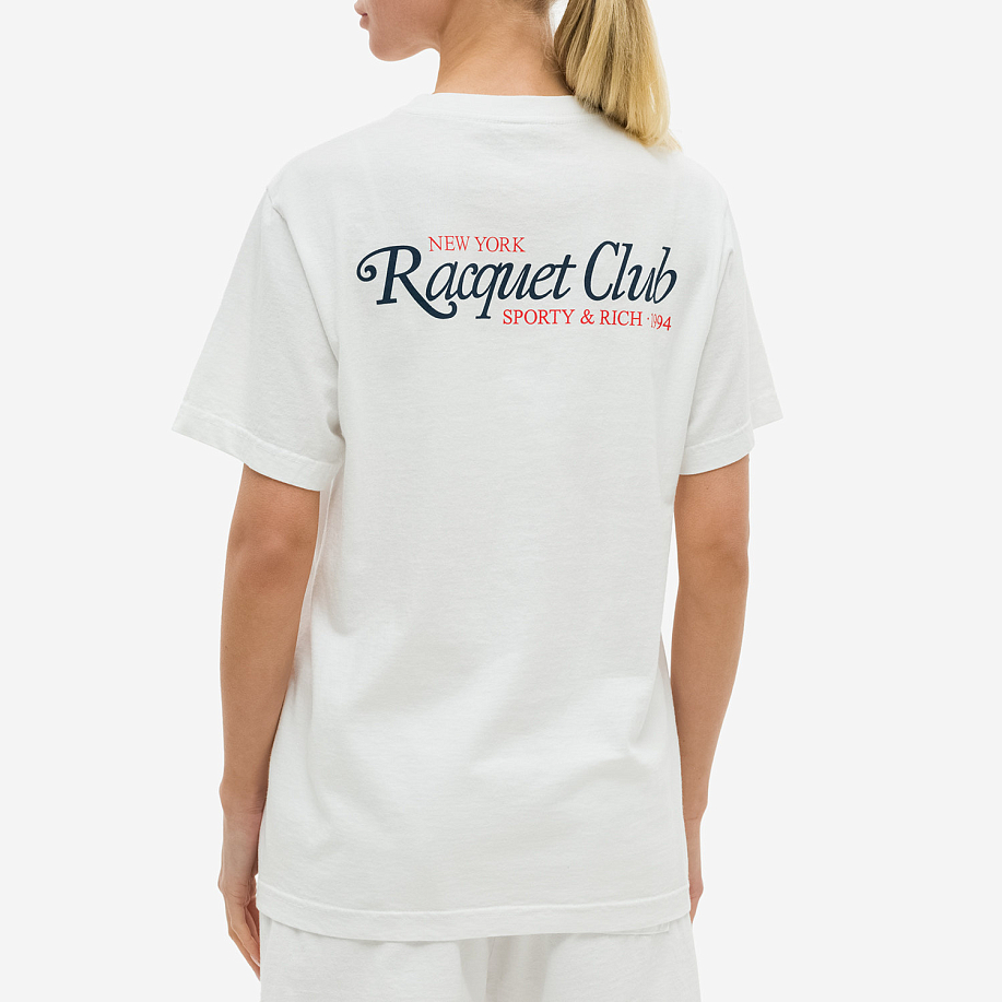 Футболка SPORTY & RICH 94 RACQUET CLUB T-SHIRT в интернет магазине Peakwww.peakstore.ru - 3 фото