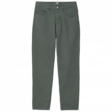 Джинсы Carhartt WIP Newel Pant A/S - цвет BLACK (RINSED), BLACK (MID WORN WASH), BLUE (WORN BLEACHED), BLACK (WORN WASHED), DUSTY H BROWN (WORN WASHED), BLUE (SAND BLEACHED), BLUE (RINSED), BLUE (STONE WASHED), BLACK, BLACK (ONE WASH), BLUE (ONE WASH), BLACK (STONE WASHED), HEMLOCK GREEN (RINSED), NATURAL (STONE WASHED), BLUE (LIGHT USED WASH), THYME (GARMENT DYED), DARK NAVY (WORN WASHED), DOLLAR GREEN (WORN WASHED), BLUE (STONE BLEACHED), WALL (RINSED), DARK CEDAR (RINSED), DARK UMBER (RINSED), AMMONITE (AGED CANVAS), SOOT (AGED CANVAS), BLACK (LIGHT USED WASH) Джинсы Carhartt WIP Newel Pant A/S от Carhartt WIP в интернет магазине