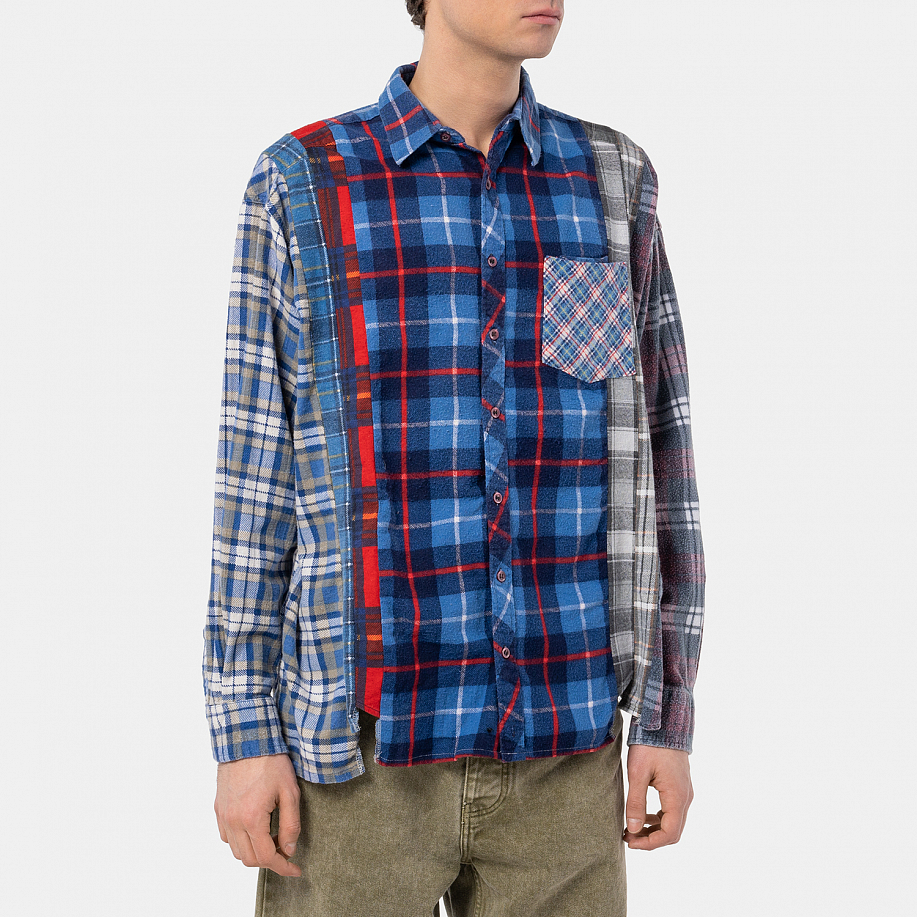 Рубашка NEEDLES 7 CUTS WIDE SHIRT - 2 фото Рубашка NEEDLES 7 CUTS WIDE SHIRT в интернет магазине Peakwww.peakstore.ru - 2 фото