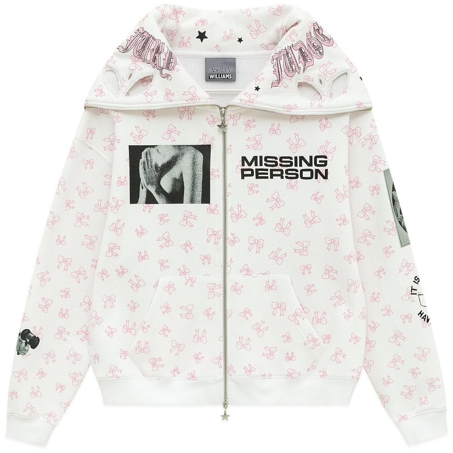 Толстовка ASHLEY WILLIAMS MISSING PERSON BUTTERFLY HOODIE - 1 фото Толстовка ASHLEY WILLIAMS MISSING PERSON BUTTERFLY HOODIE в интернет магазине Peakwww.peakstore.ru - 1 фото