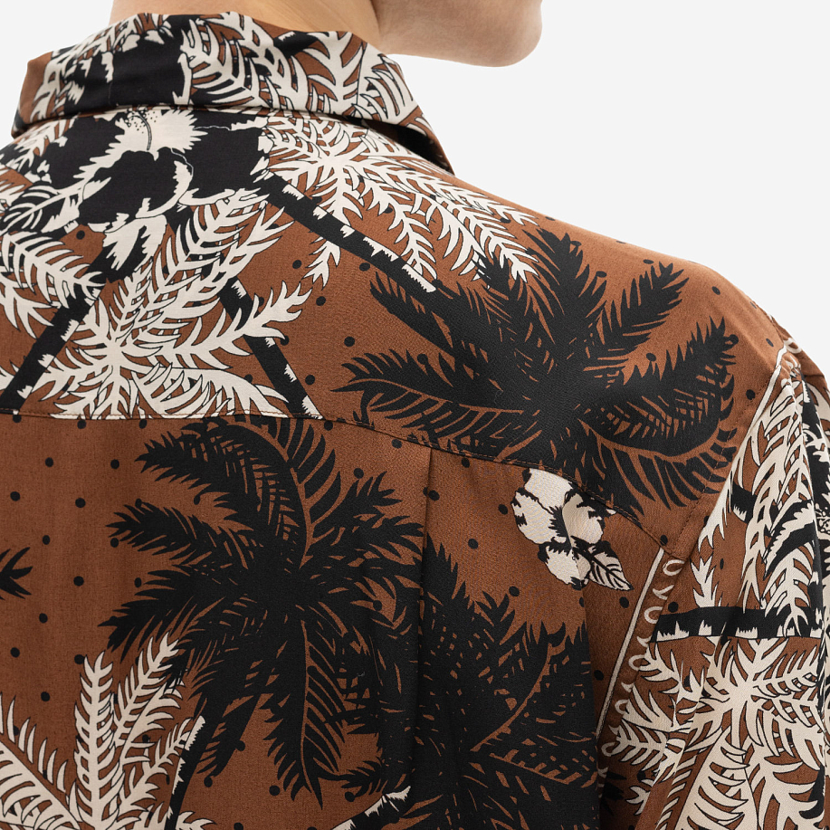 Рубашка NOMA T.D. SUMMER SHIRT PALM TREE - BROWN - 7 фото Рубашка NOMA T.D. SUMMER SHIRT в интернет магазине Peakwww.peakstore.ru - 7 фото