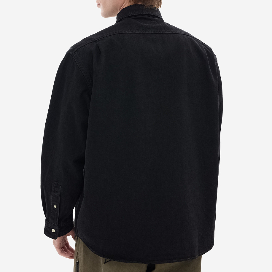 Рубашка THISISNEVERTHAT WASHED DENIM SHIRT в интернет магазине Peakwww.peakstore.ru - 3 фото