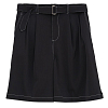 Шорты YOKE BELTED WIDE LEG SHORTS BLACK