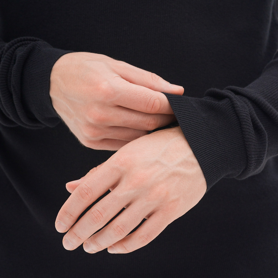 Лонгслив AURALEE ORGANIC SOFT RIB HENLY NECK P/O в интернет магазине Peakwww.peakstore.ru - 7 фото