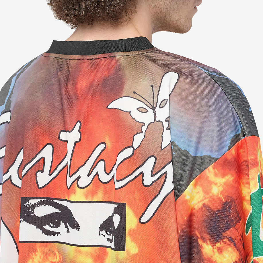 Футболка PERKS AND MINI ESCAPISM OVERSIZED HOCKEY JERSEY в интернет-магазине Peak Conceptwww.peakstore.ru - 7 фото