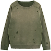 Толстовка NEEDLES DARTS SWEAT SHIRT - FRENCH TERRY Olive