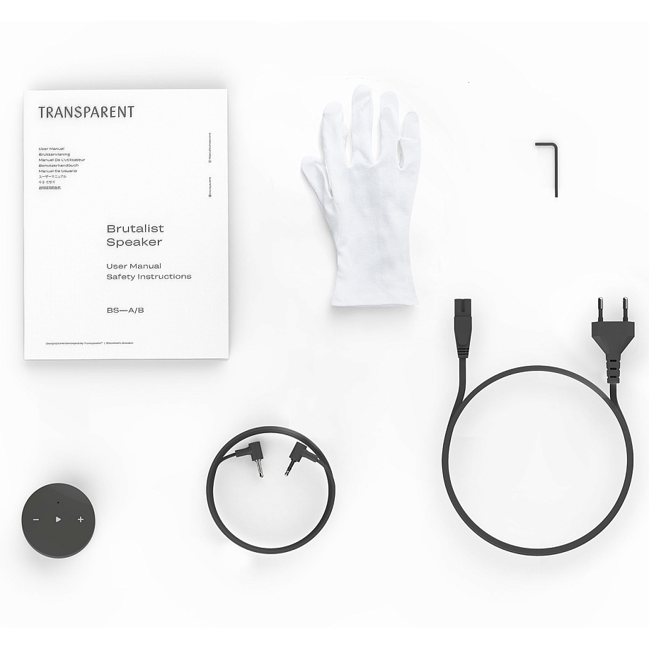 Акустическая система TRANSPARENT BRUTALIST SPEAKER в интернет магазине Peakwww.peakstore.ru - 7 фото
