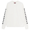 Лонгслив PLEASURES OE HEAVYWEIGHT LONG SLEEVE White