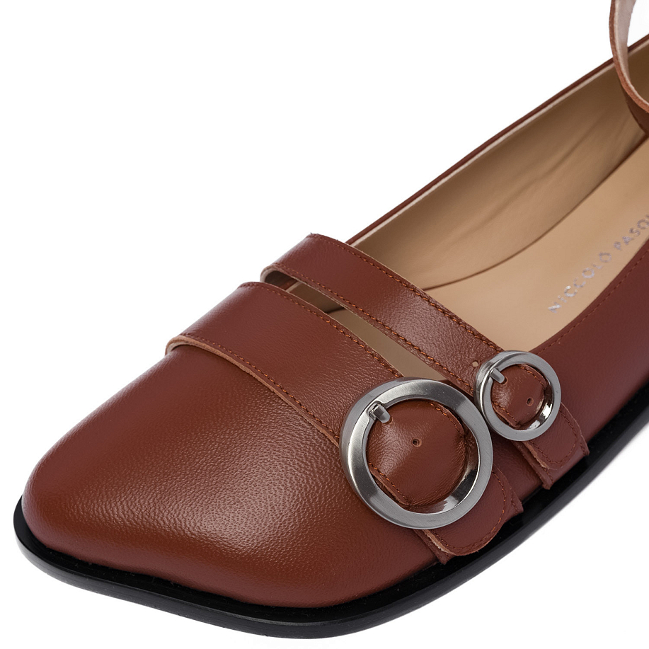 Балетки Niccolo Pasqualetti OBLIQUA BUCKLE FLATS в интернет магазине Peakwww.peakstore.ru - 9 фото