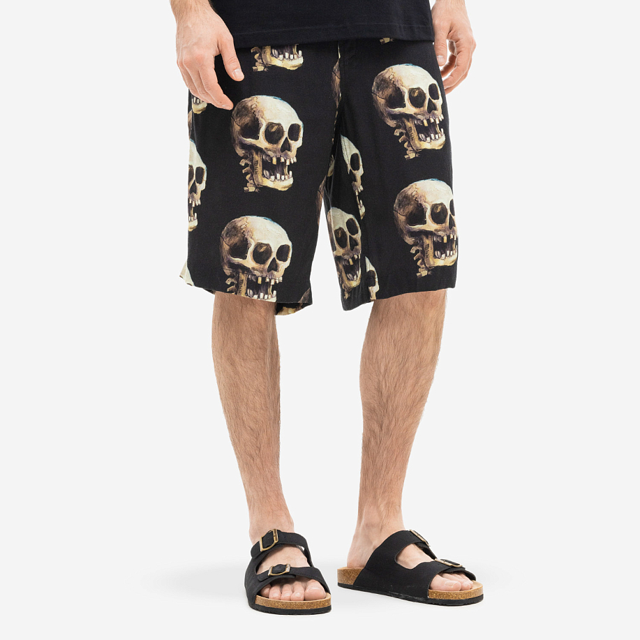 Шорты ENDLESS JOY SKULL SHORTS стильные в Peak Store - 5 фото Шорты ENDLESS JOY SKULL SHORTS в интернет магазине Peakwww.peakstore.ru - 5 фото