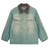 Куртка городская AURALEE ORGANIC COTTON DUCK BLOUSON ASH GREEN