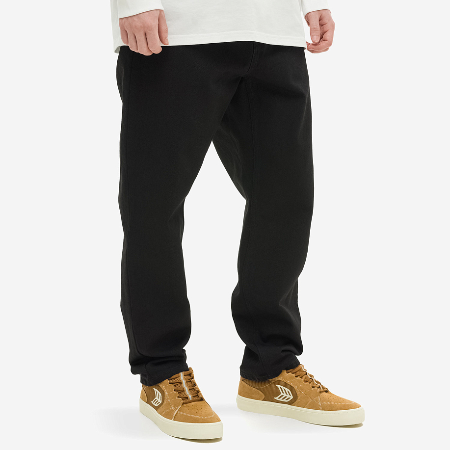 Джинсы CARHARTT WIP NEWEL PANT BLACK (ONE WASH) - 2 фото Джинсы CARHARTT WIP NEWEL PANT в интернет магазине Peakwww.peakstore.ru - 2 фото