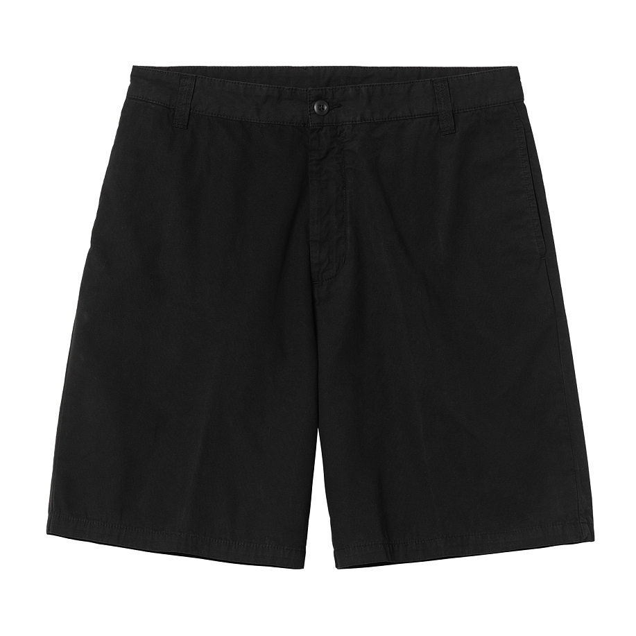 Шорты CARHARTT WIP CALDER SHORT стильные в Peak StoreBLACK (GARMENT DYED) - 1 фото Шорты CARHARTT WIP CALDER SHORT в интернет магазине Peakwww.peakstore.ru - 1 фото