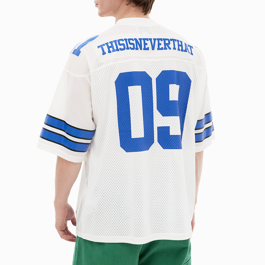 Футболка THISISNEVERTHAT FOOTBALL JERSEY в интернет магазине Peakwww.peakstore.ru - 17 фото