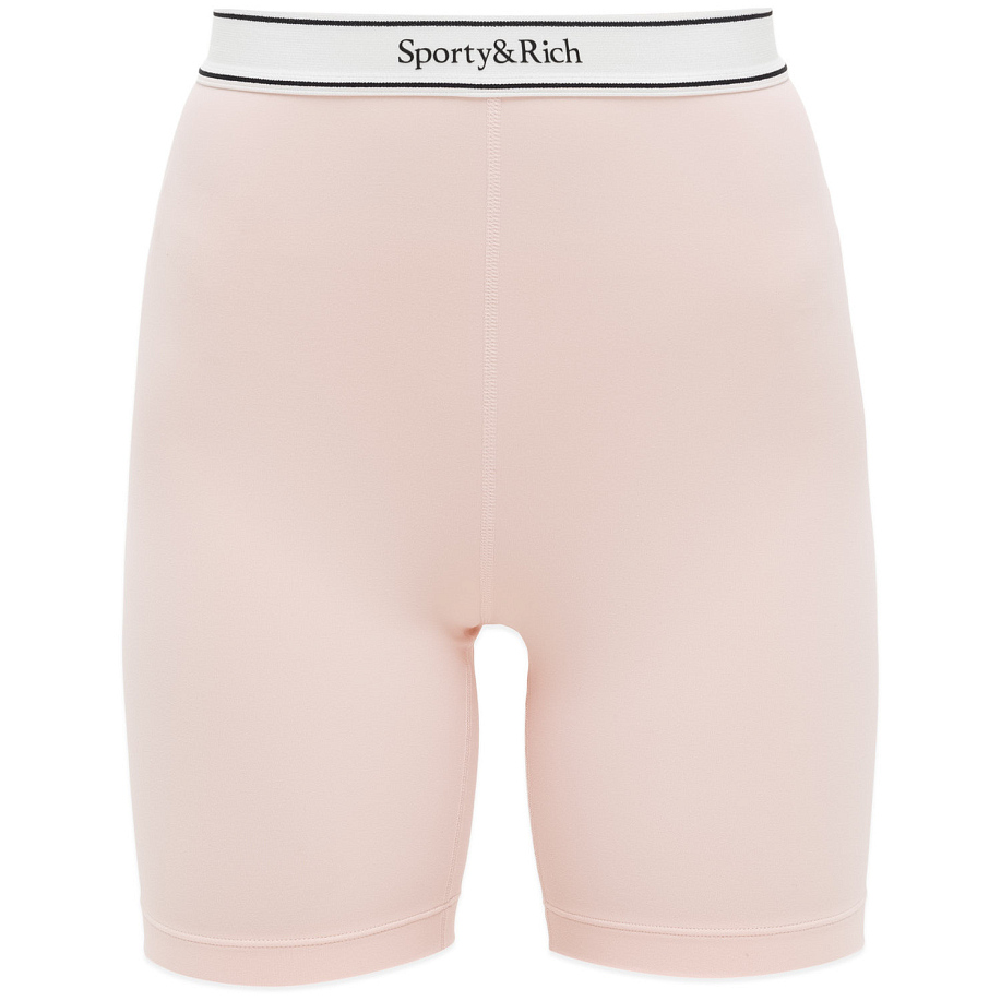 Велосипедки SPORTY & RICH SERIF LOGO BIKER SHORTS в интернет магазине Peakwww.peakstore.ru - 1 фото