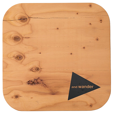 Аксессуар And Wander Yoka × AND Wander Wood Table TOP 30  FW24 от And Wander в интернет магазине 