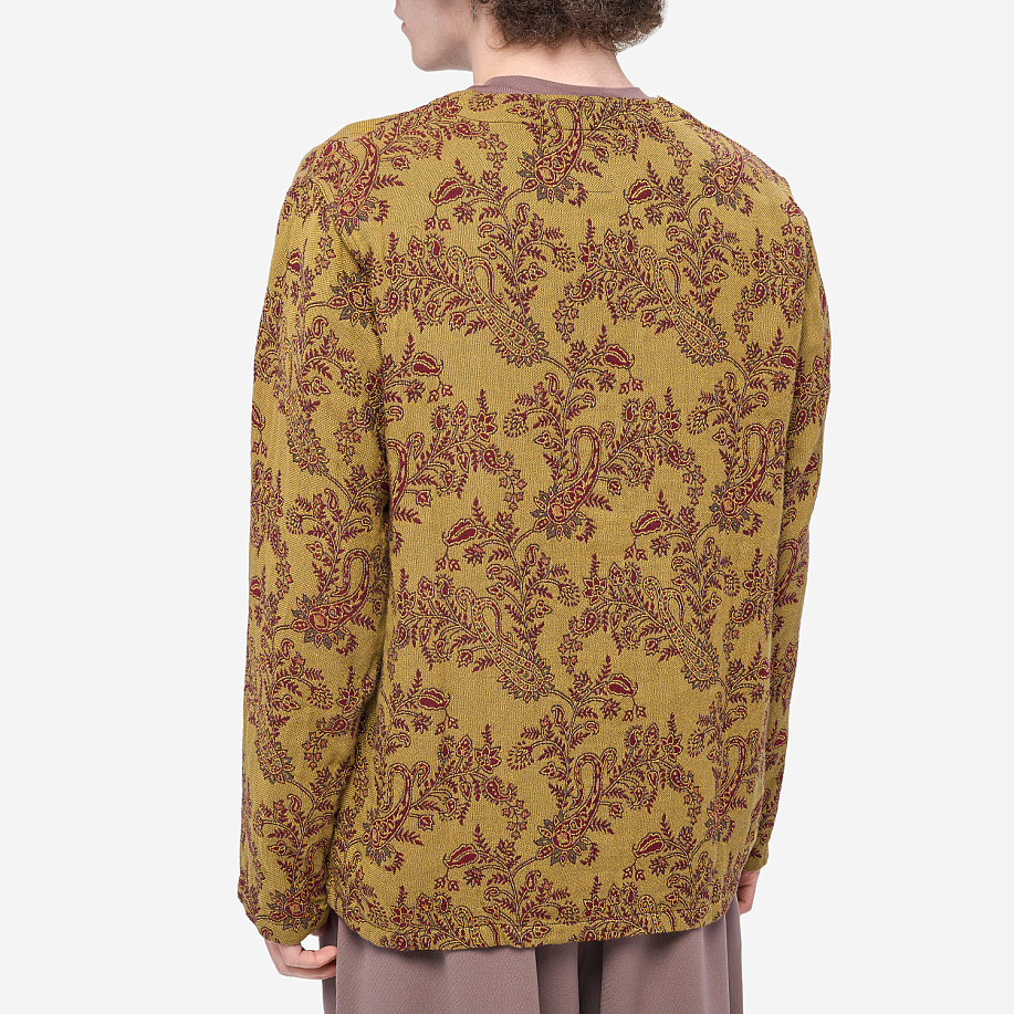 Кардиган SOUTH2 WEST8 V NECK JACKET - COTTON JACQUARD PAISLEY в интернет-магазине Peak Conceptwww.peakstore.ru - 3 фото