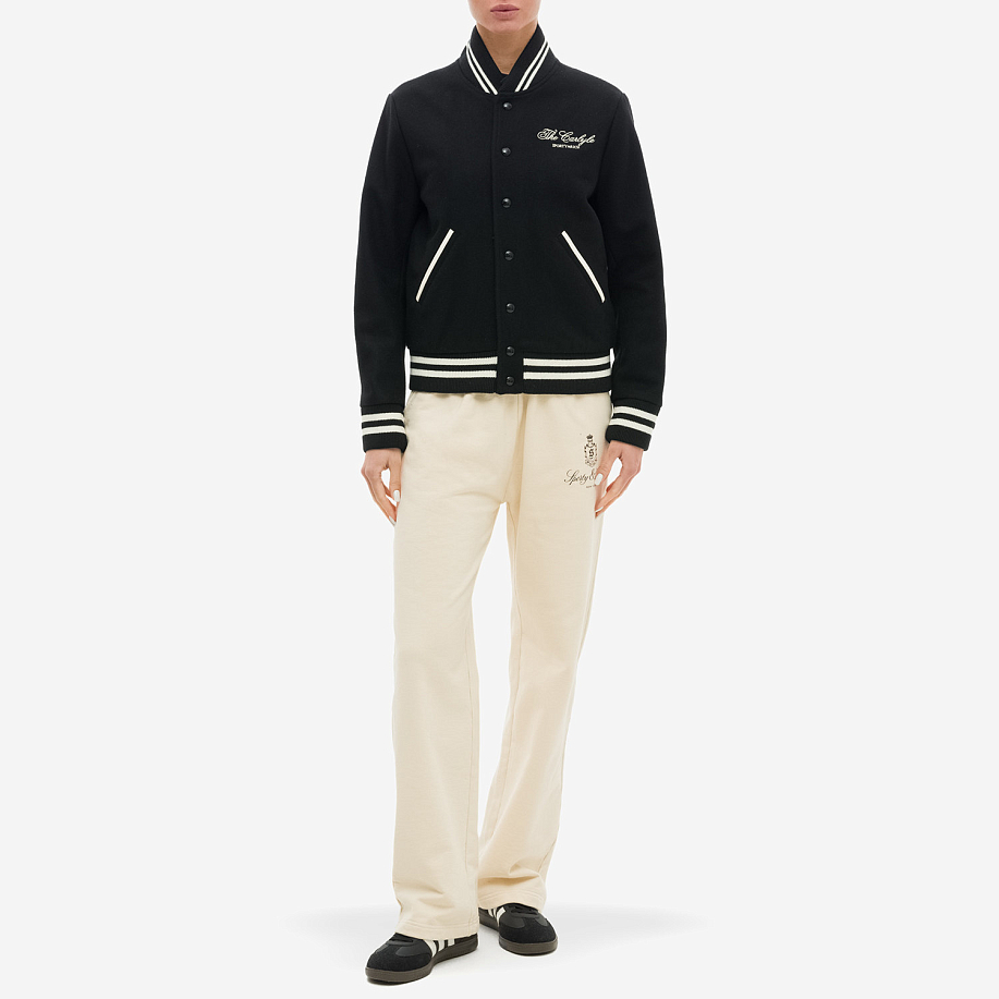 Бомбер SPORTY & RICH CARLYLE CREST WOOL VARSITY JACKET - 5 фото Бомбер SPORTY & RICH CARLYLE CREST WOOL VARSITY JACKET в интернет магазине Peakwww.peakstore.ru - 5 фото