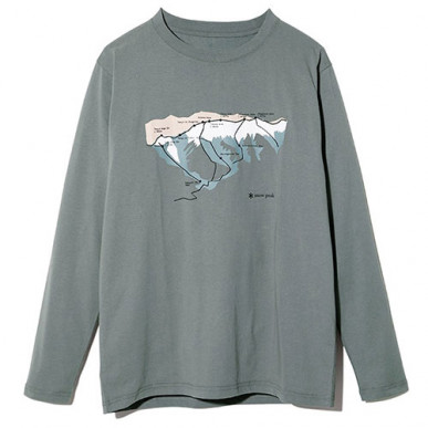 Лонгслив SNOW PEAK PRINTED L/S TSHIRT TANIGAWA в интернет магазине Peak