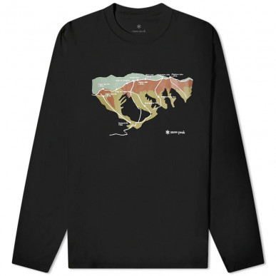 Лонгслив SNOW PEAK PRINTED L/S TSHIRT TANIGAWA в интернет магазине Peak