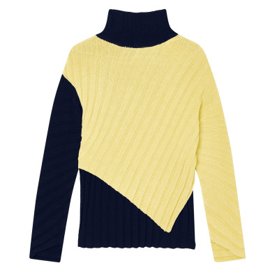 Свитер ELLISS KNIT ASYMMETRIC RIBBED JUMPER в интернет магазине Peak