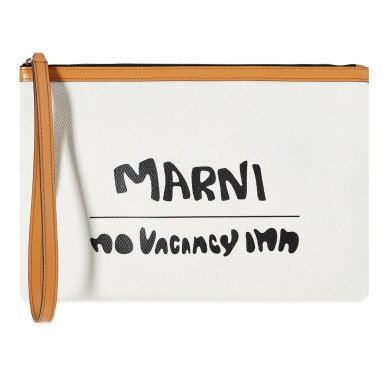 Косметичка MARNI NO VACANCY INN - BEY POUCH Косметичка MARNI NO VACANCY INN - BEY POUCH в интернет магазине Peak