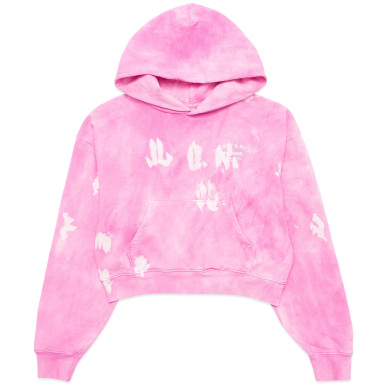 Толстовка SPORTY & RICH WELLNESS STUDIO TIE DYE CROPPED HOODIE в интернет магазине Peak