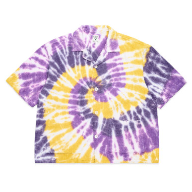 Рубашка SOUTH2 WEST8 CABANA SHIRT - COTTON PILE TIE DYE в интернет магазине Peak