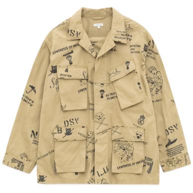 Куртка-рубашка ENGINEERED GARMENTS BDU JACKET COTTON  Куртка-рубашка ENGINEERED GARMENTS BDU JACKET COTTON в интернет магазине Peak