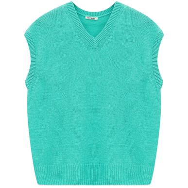 Жилет AURALEE WOOL CASHMERE SILK KNIT VEST в интернет магазине Peak