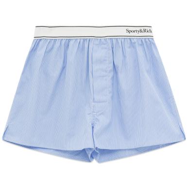 Трусы SPORTY & RICH SERIF LOGO BOXER SHORTS Трусы SPORTY & RICH SERIF LOGO BOXER SHORTS в интернет магазине Peak