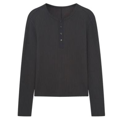 Лонгслив OFFRET RIB HENLEY SHIRT в интернет магазине Peak