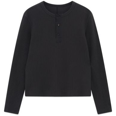 Лонгслив OFFRET RIB HENLEY SHIRT в интернет магазине Peak