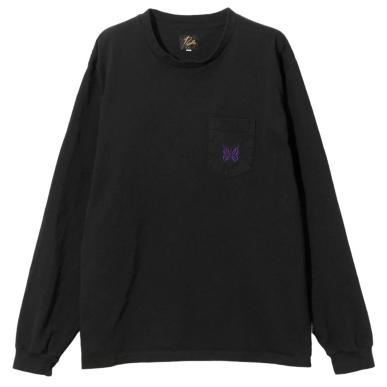 Лонгслив NEEDLES L/S POCKET TEE - COTTON JERSEY в интернет-магазине Peak Concept
