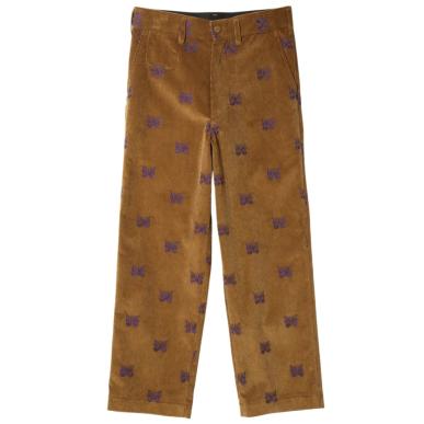 Брюки NEEDLES STRAIGHT TROUSER - PAPILLON EMB. CORDUROY в интернет-магазине Peak Concept