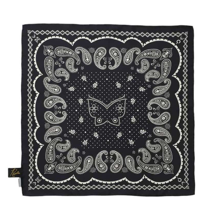 Бандана NOMA T.D. PAPILLON SILK TWILL SCARF NOMA T.D. & NEEDLES BLACK - 1 фото Бандана NOMA T.D. PAPILLON SILK TWILL SCARF NOMA T.D. & NEEDLES в интернет магазине Peakwww.peakstore.ru - 1 фото