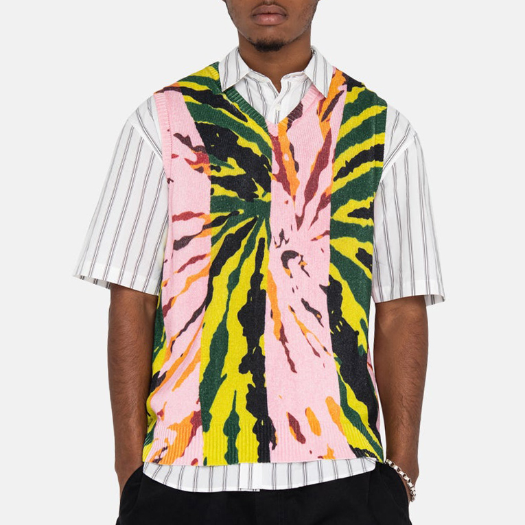 Жилет STUSSY PRINTED SWEATER VEST - 2 фото Жилет STUSSY PRINTED SWEATER VEST в интернет магазине Peakwww.peakstore.ru - 2 фото