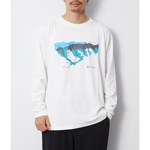 Лонгслив SNOW PEAK PRINTED L/S TSHIRT TANIGAWA в интернет магазине Peakwww.peakstore.ru - 2 фото
