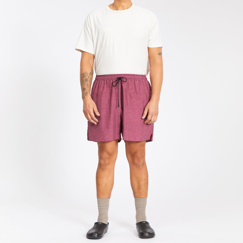Шорты S.K. MANOR HILL MT SHORT MAGENTA VISCOSE / LINEN в интернет магазине Peakwww.peakstore.ru - 4 фото
