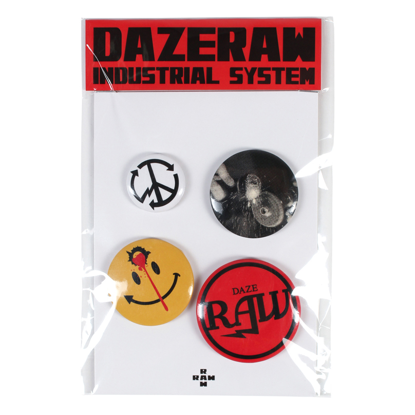 Значок DAZE DAZE RAW RED METAL BADGES PACK в интернет-магазине Peak Conceptwww.peakstore.ru - 3 фото