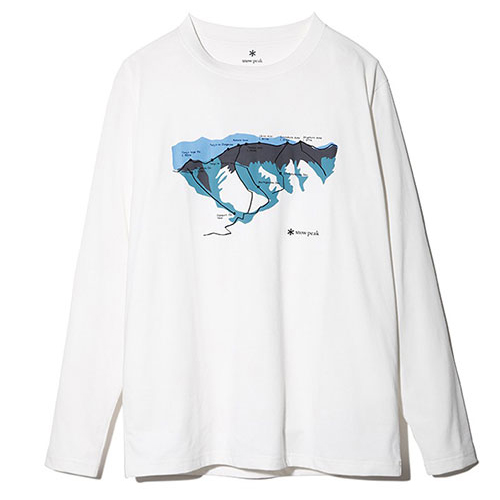 Лонгслив SNOW PEAK PRINTED L/S TSHIRT TANIGAWA в интернет магазине Peakwww.peakstore.ru - 1 фото