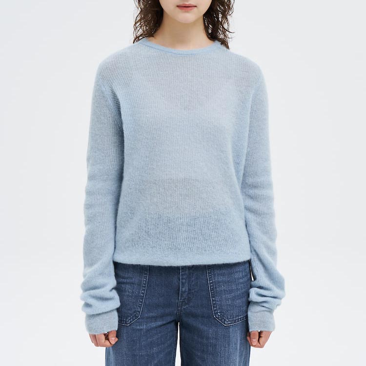 Джемпер AURALEE BABY SURI ALPACA SHEER KNIT P/O в интернет-магазине Peak Conceptwww.peakstore.ru - 2 фото